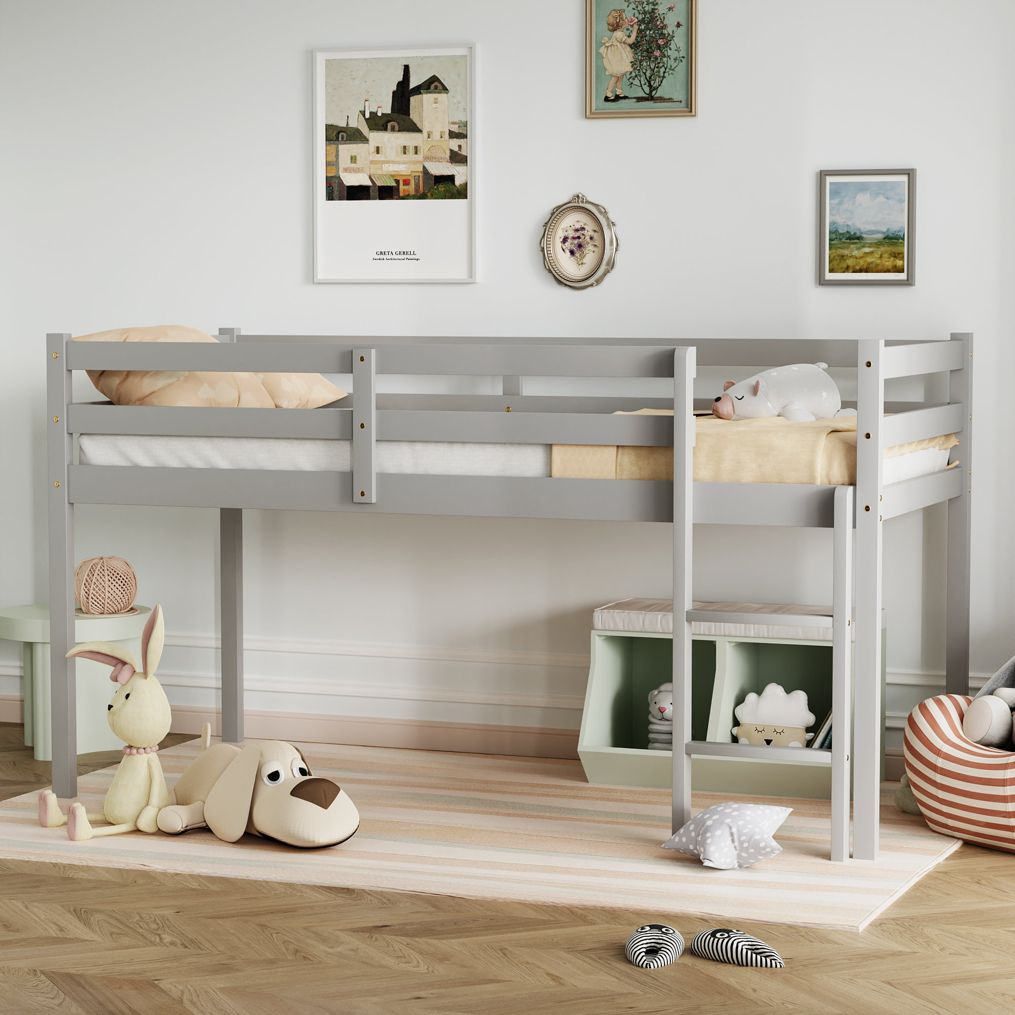 Harriet Bee Orrtanna Twin Loft Bed by Harriet Bee & Reviews